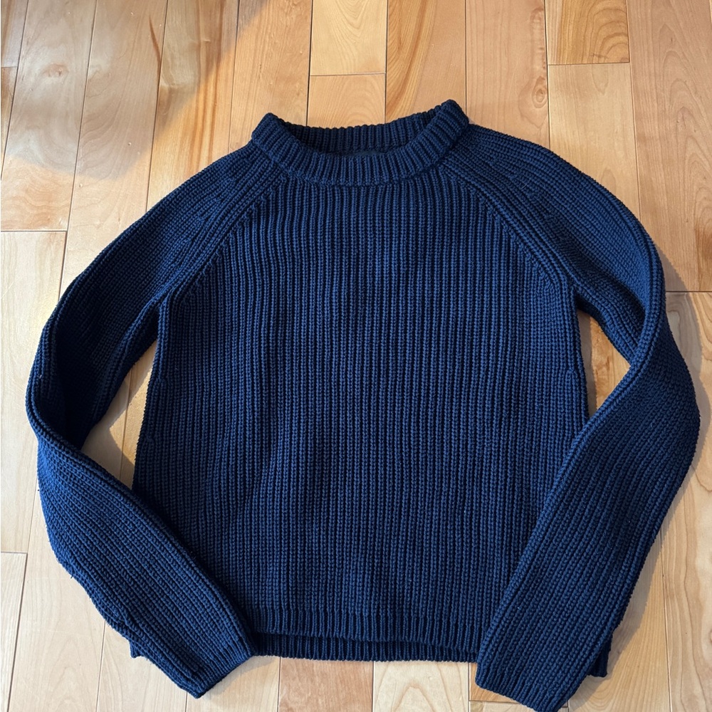 Quince 100% Organic Cotton Fisherman Crew Sweater